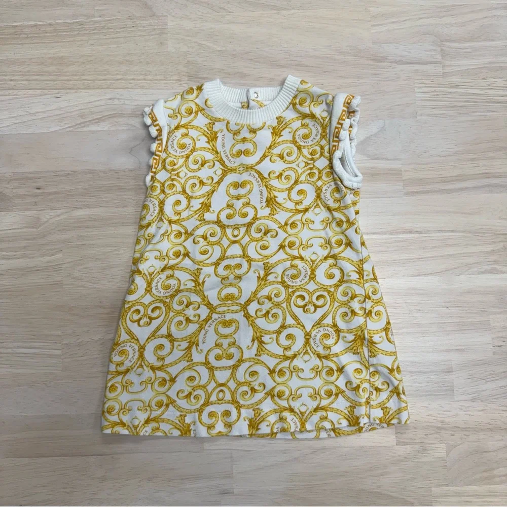 Versace yellow cotton dress